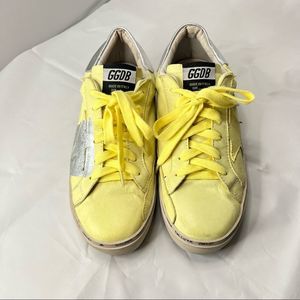 Golden Goose Hi Star Lemon-Sliver Sneakers- great condition!